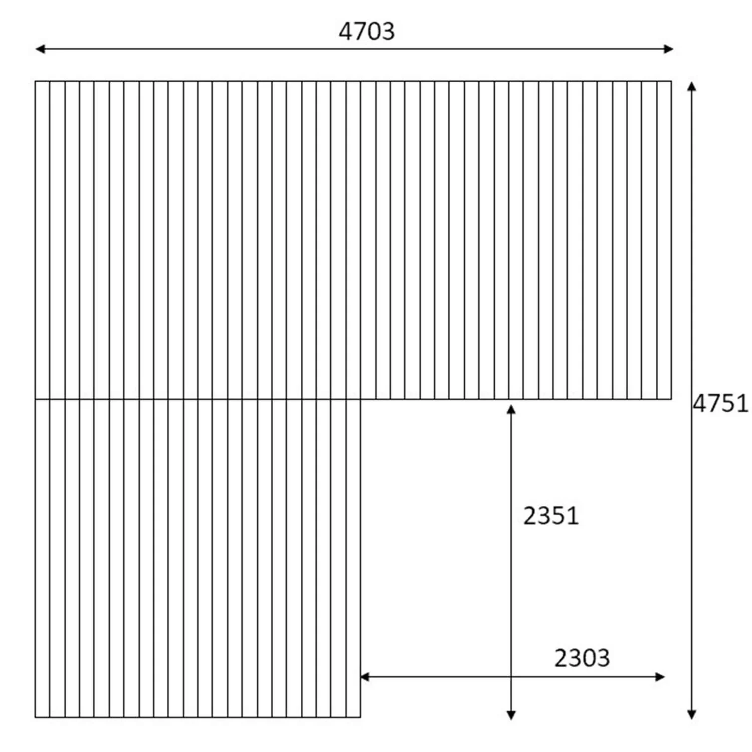 None Swift Deck Complete Decking Kit - Corner - 4.75 X 4.7m - Image 7