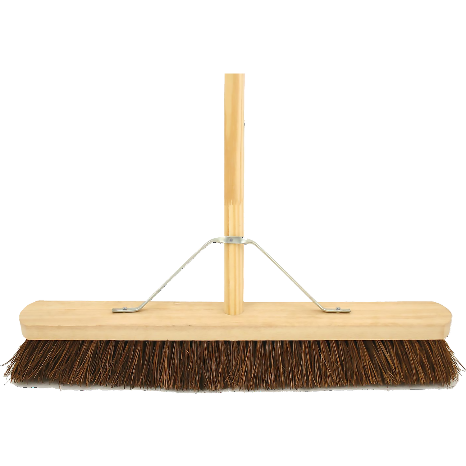 Charles Bentley Stiff Bassine Wooden Broom - 600mm