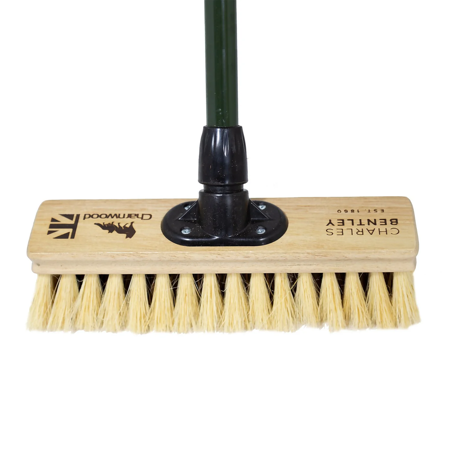 Charles Bentley Charnwood Dual Fill Wooden Broom - 300mm - Image 2