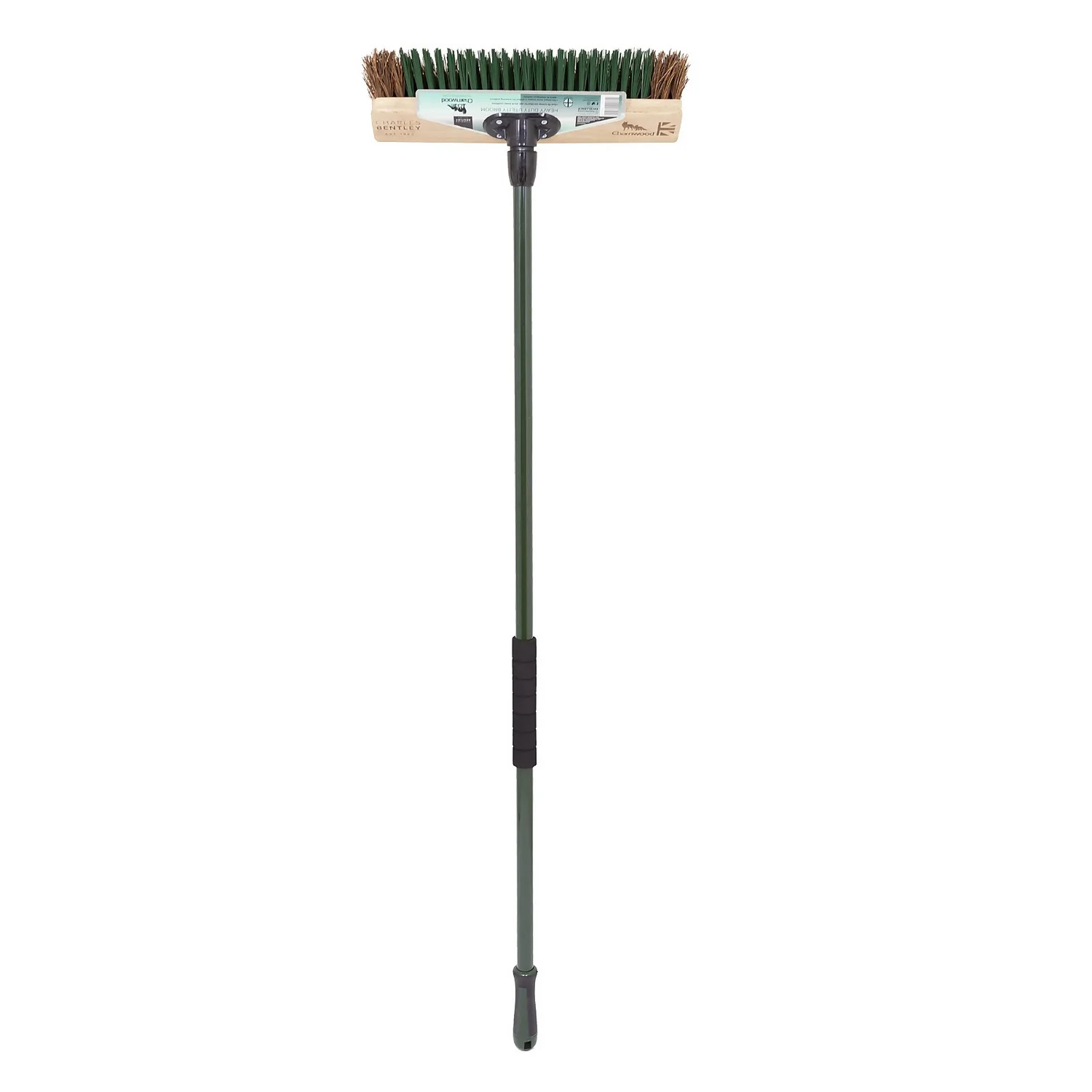 Charles Bentley Charnwood Utility Broom With Scraper - Image 2